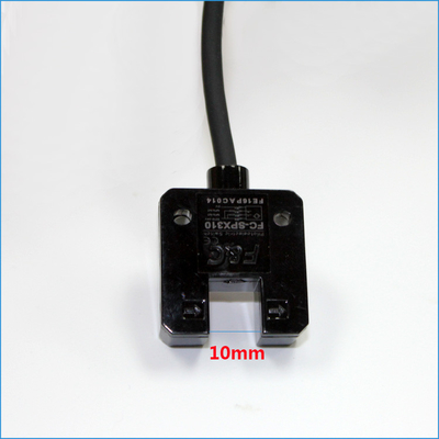 do fio ótico do sensor NPN 4 de 12V 10mm interruptor fotoelétrico entalhado infravermelho de detecção