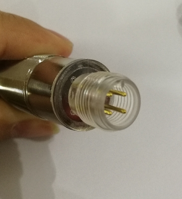 Tipo fotoelétrico 40cm do conector dos sensores M12 do metal M18 interruptor de 3 fios de detecção