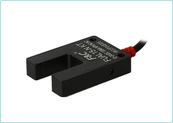 da caixa ótica do metal do sensor PNP da posição 24VDC interruptor fotoelétrico entalhado uso 15mm