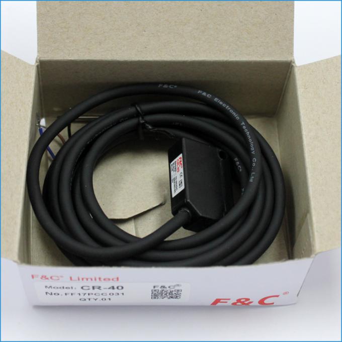 Transdutor ajustável fotoelétrico difuso dos fios PNP do interruptor 4 do sensor do estojo compacto