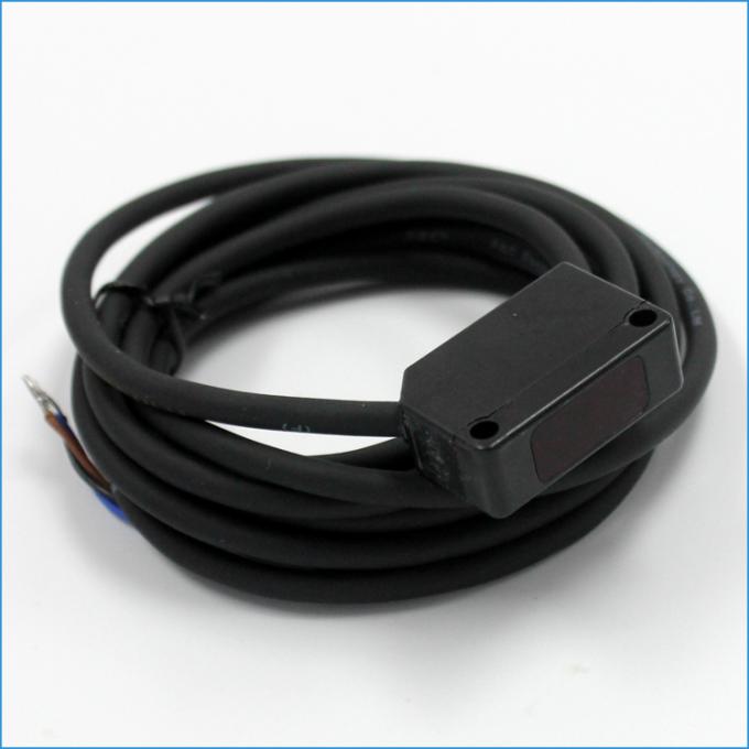 Transdutor ajustável fotoelétrico difuso dos fios PNP do interruptor 4 do sensor do estojo compacto