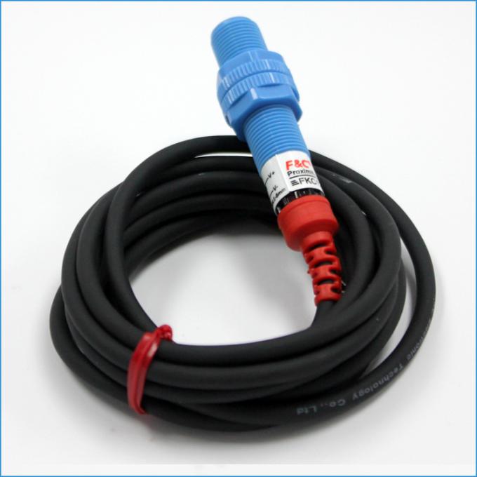 Interruptor 12V capacitivo de detecção capacitivo do sensor de proximidade 5mm da detecção M12 plástica