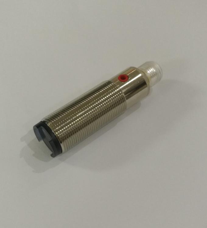 Metal M18 o tipo fotoelétrico 40cm do conector dos sensores M12 interruptor de 3 fios de detecção