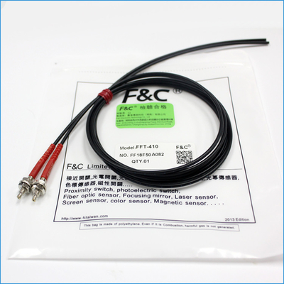 Cabeça de F&amp;C M4 com o comprimento do cabo 1.0mm*φ2.2 da unidade 1m da fibra ótica do feixe