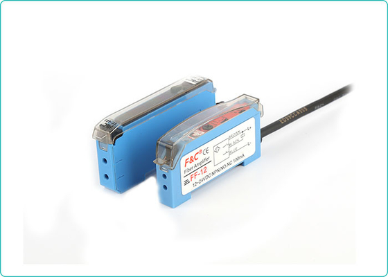 Luz vermelha do fio do amplificador FF-403V 3 do sensor da fibra ótica do analógico 0-5V Digitas