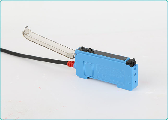sensor de posição fácil Output PNP do amplificador da fibra ótica de Digitas do ajuste 100us