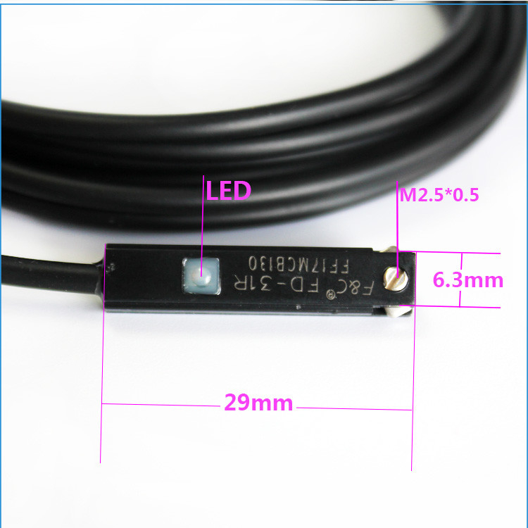 sensor magnético do interruptor dos fios 12-24VDC 2 para o cilindro FD-31R
